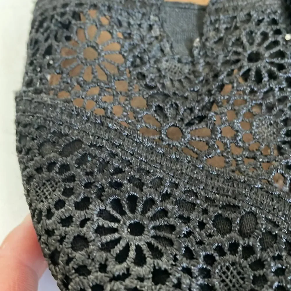 EUC! Toms Alpargata Moroccan Crochet - Size 6